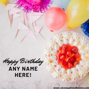 happy birthday greeting card with name edit